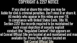 tory lane dives into teal conrad's wet pussy while dildo pounding herself