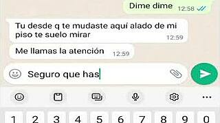 sexy neighbor caught teasing cocks on amateur webcam