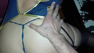 Naughty flight attendant begs: pound my huge ass deep now!