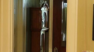 Cheating blonde redhead dive into pussy licking lesbian threesome frenzy!