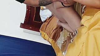 curvy latina neighbor shakes huge ass to milk every drop homemade