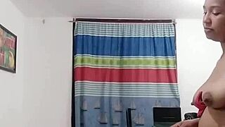 latina wife returns from jog to suck husband's monster cock