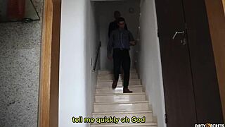 milf pounds young friend's cock while watching house