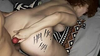 homemade redhead anal creampie pounding