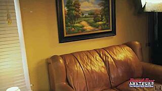 big titted brunette kylie shae mast... sucks dick swallows cum