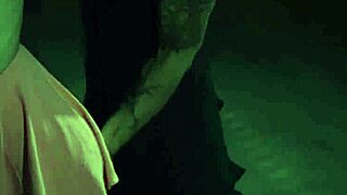 topless teen strokes then rides monster cock in hardcore bondage