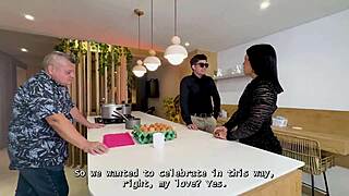 I fuck my boss's curvy latina bbw milf with my huge manager cock for the raise