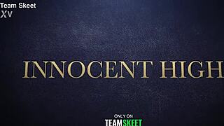 Naughty Teacher Trailer: Innocent Students in Fishnet Thong Scissoring