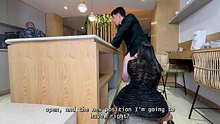 I fuck my boss's curvy latina bbw milf with my huge manager cock for the raise