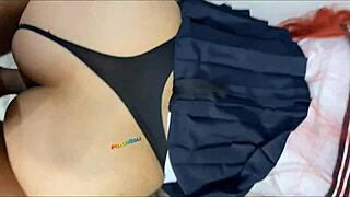 brazilian babe loses bet and gives up her tight pussy quick before boyfriend arrives full red vid