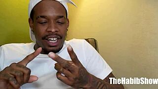 Big Booty Amateur Slobbers Monster Black Cock Texas Suck Style!