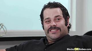 Cuck Watches Petite Wife Gagging on Massive BBC Deepthroat Choke