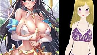 fox girl moans as big tits get roughly fondled deep in the forest