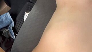 bold young street whore loves pov outdoor pounding while watching her slutty milf action