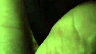 Transsexual housewife gives hilarious sloppy blowjob