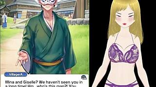 fox girl moans as big tits get roughly fondled deep in the forest