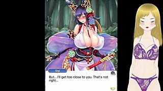 fox girl moans as big tits get roughly fondled deep in the forest