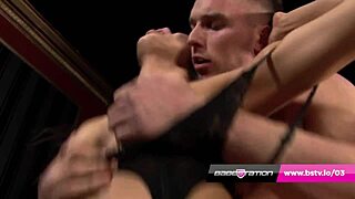 British Pornstar Megan Coxx Fucks in Sexy Stockings