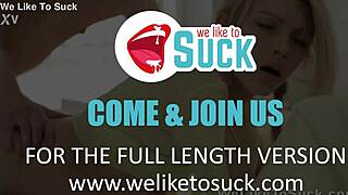 I love sucking Karina Grand's cock before messy facial cum