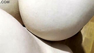 Neighbor blonde bent over kitchen counter fucked doggystyle heels on wet pussy closeup