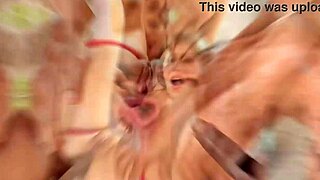 Jazmine White's ass and pussy ache for double cocks drowning her in cum bliss