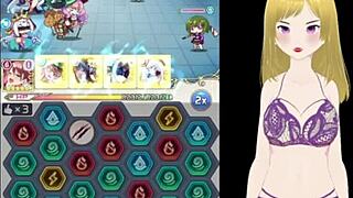 fox girl moans as big tits get roughly fondled deep in the forest