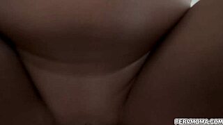 Tall hot milf bends over flashing her huge ass closeup