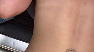 bold young street whore loves pov outdoor pounding while watching her slutty milf action