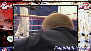 European Lesbians Wrestle Naked in Intense Amateur Catfight Action