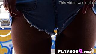 i feel so sexy posing naked after stripping in lingerie as petite asian milf model