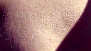 Petite redhead slut's first gaping anal creampie in dirty taxi