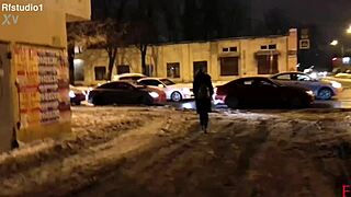 Hogtied Astrid craves submissive foot worship domination torment!