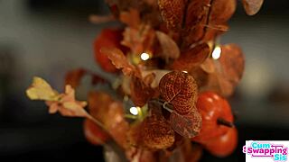 lulu chu whispers eat my juicy pussy under the thanksgiving table with bestie 😏👅