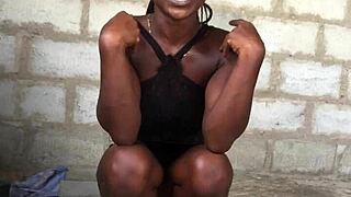 crazy bitch flashes gstring panties naked then dresses teasing