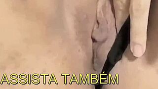 chubby milf hooked on thick black cock as clueless husband watches amateur mmf threesome