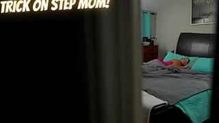 Step mom Kymber Leigh falls for step son's sneaky roleplay trick in full vid