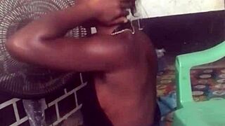 crazy bitch twerks sexy then strips fully naked