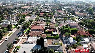 mylfex pair devours strawberry chocolate cake in threesome passion