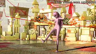 goddess megurine luka reveals stunning nude body in diva mod