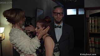 Busty Lesbian Whipped Fucked Hard