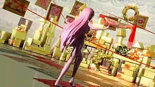 goddess megurine luka reveals stunning nude body in diva mod