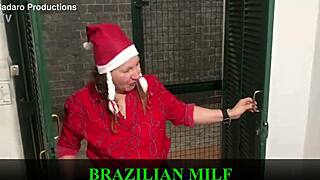 a coroa noel gets three monster black cocks for christmas milf fun 🎄🍆