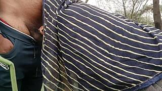 Raw Outdoor Fuck in Grass Fields with Big Tits Curvy Athlete