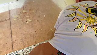 boss bends employee over desk for rough doggystyle pounding