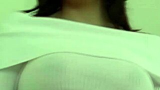 busty neighbor girl next door sways her huge natural tits teasing everyone around