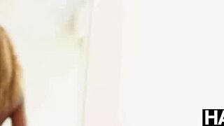 baby gemini bounces juicy ass on huge cock for hardx