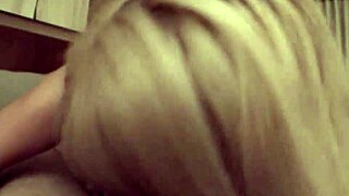 karen fischer blonde milf deepthroats then swallows huge cum load