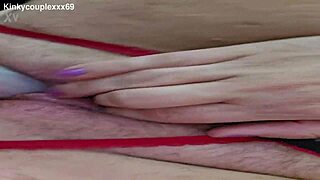 Chubby babe rams HUGE dildo deep in fat pussy natural tits bouncing