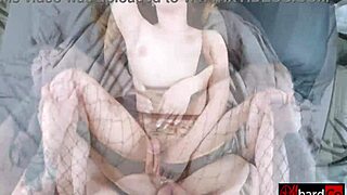 Horny blonde teen slut's tight pussy wrecked by monster cock cum flood