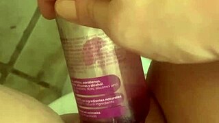 Bold Stretched Shaved Pussy Closeup